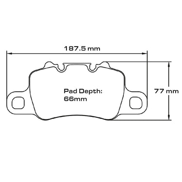 Pagid Racing Brake Pads No. 4925 (Rear)